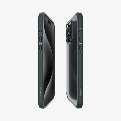 ACS06567 - iPhone 15 Pro Max Case Ultra Hybrid in frost clear showing the back